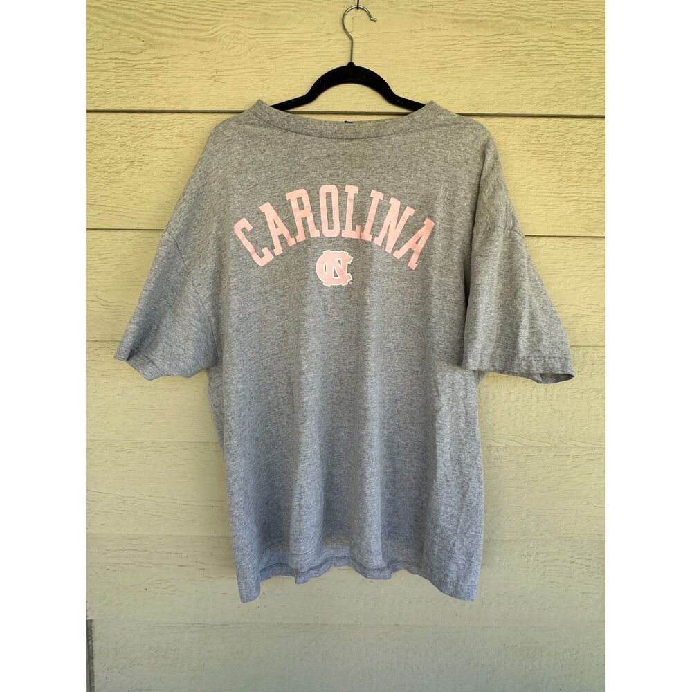 Vintage Y2K Champs Sports UNC Tar Heels Arched Graphic T-Shirt, Men's Size XL